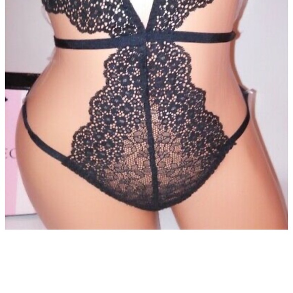 NWT VICTORIA'S SECRET Strappy One Piece Lingerie S/P - Picture 3 of 9